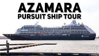 Azamara Pursuit Ship Tour and First Impressions  Azamara’s newest ship fully explored in 4K [upl. by Akiemat]