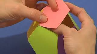 How to make platonic solids out of paper [upl. by Aitra]