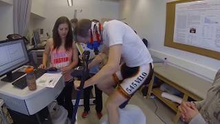 VO2max Testing with Chuck on Cycle Ergometry in the Human Performance and Exercise Science Lab You [upl. by Rednasyl]