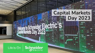 Schneider Electric’s Capital Markets Day 2023  Schneider Electric [upl. by Nosnarb]