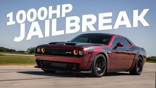 1000HP JAILBREAK Challenger SRT Final Shakedown  UPGRADED by HENNESSEY [upl. by Oranneg]