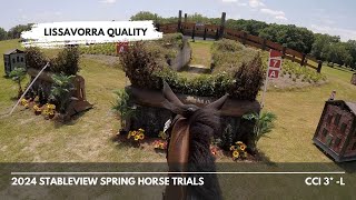 GoPro Lissavorra Quality CCI 3 L  2024 Ocala International Horse Trials [upl. by Nolaf]