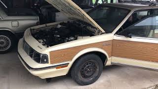 1985 Oldsmobile Cutlass Cruiser 43 V6 Diesel cold start [upl. by Deina]