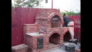 Gratar de gradina din caramida  ziua 5  Brick BBQ  day 5 [upl. by Ettigirb]