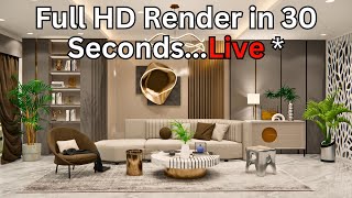 Enscape 40 Full HD Render in 30 Seconds LIVE 🔥 [upl. by Catarina]