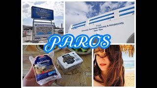 Paros Adası Dev VLOG  Yunan Adaları  Yemek Alışveriş Kültür [upl. by Rosmarin]