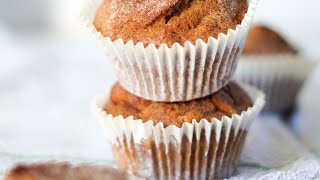 Cinnamon amp Apple Muffins [upl. by Ydualc]