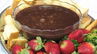 Chocolate Fondue Sauce  Lynns Recipes Valentines Day [upl. by Shaia]