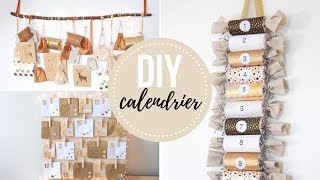 3 DIY  Calendriers de lavent [upl. by Ahsenwahs]