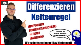 Differenzieren Kettenregel  Differentialrechnung Kettenregel [upl. by Saleme]