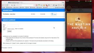 MP3 Audiobook Player  How to add a book via WiFi [upl. by Shelah]