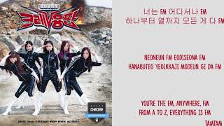 FM  Crayon Pop Lyrics HanRomEng [upl. by Gambell]