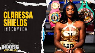 quotI will go down to 154147 amp beat ALL them girlsquot  Claressa Shields Interview amp Boxing Highlights [upl. by Tien]