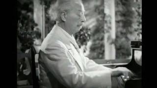 Paderewski plays quotMenuetquot in G  1937 movie [upl. by Philemon444]