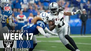 Raiders’ Top Plays From Week 17 vs Colts  2023 Regular Season Week 17  NFL [upl. by Iviv]