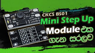 How to use CKCS BS01 Mini DCDC Step Up Module and full review [upl. by Ylnevaeh]