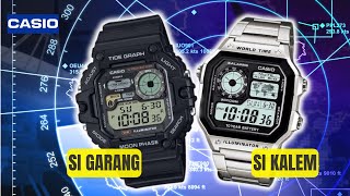 Review Casio Digital Murah dan Awet WS1700 amp AE1200 [upl. by Yantruoc]