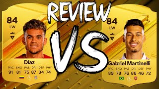 DIAZ 84 VS MARTINELLI 84  EA SPORTS FC 24 PLAYER REVIEW  EA SPORTS FC 24 [upl. by Nnaasil]