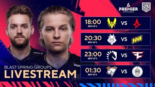 🏆 BLAST Premier Spring Group  Ngày 6  Astralis vs Vitality NAVI vs G2 Liquid vs FaZe VP vs BIG [upl. by Negaem693]