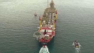 Tullow TEN Project FPSO sail away [upl. by Finkelstein]