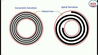 Piping Engineering  Flange face serration  type amp details [upl. by Kendricks]