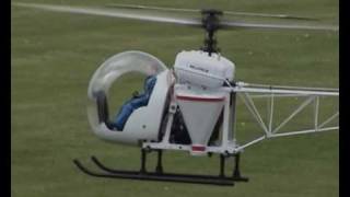 Hirobo Bell 47g II GS petrol RC helicopter [upl. by Dove]