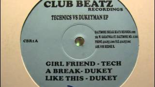 dj technics  Girlfriend technics vs dukey man baltimore club [upl. by Ginny]