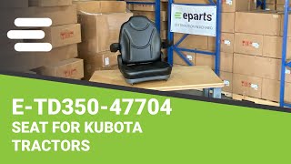 Review Seat for L3560 Kubota Tractor  epartsshop [upl. by Enelrahc]