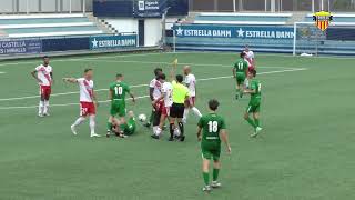 Resum Cerdanyola FC 10 CE LHospitalet  Torneig dHistòrics [upl. by Anilra]