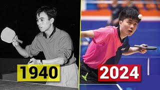 Table Tennis Serve Evolution 19402024 [upl. by Ellenad75]