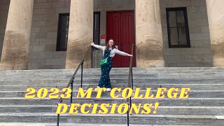 202223 Musical Theatre College Decision Reactions a realistic look at the process [upl. by Ezaria55]