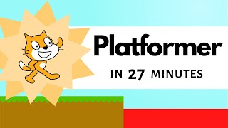 Scratch 30 How to Make a Platformer Game Full Tutorial [upl. by Tillio]