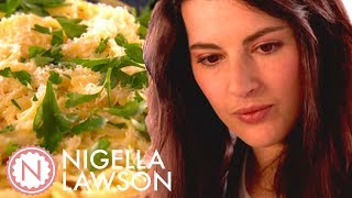 Nigella Lawson’s Super Easy Lemon Linguine  Nigella Bites [upl. by Eidderf]