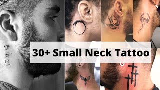 Small neck tattoos for men  Latest neck tattoo designs  Neck tattoo ideas  Lets Style Buddy [upl. by Vorfeld864]