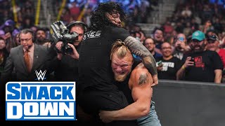 The Beast is unleashed upon Roman Reigns in absolute melee SmackDown Oct 22 2021 [upl. by Eemyaj]