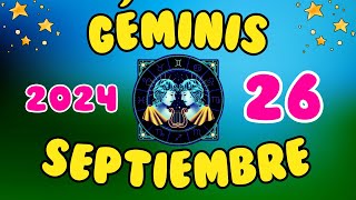 ☝𝐄𝐧 𝐋𝐚 𝐐𝐮𝐢𝐞𝐭𝐮𝐝 𝐄𝐧𝐜𝐨𝐧𝐭𝐫𝐚𝐫𝐚𝐬 𝐂𝐥𝐚𝐫𝐢𝐝𝐚𝐝😇Horoscopo Géminis Hoy ♊ 26 de Septiembre de 2024 💥 [upl. by Tullusus957]