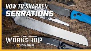 How to Sharpen a Serrated Knife  Can you Sharpen Serrated Knives [upl. by Cathrin252]