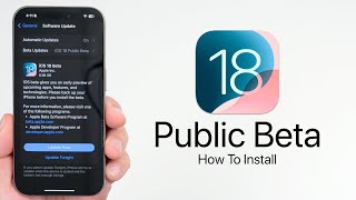 iOS 18 Public Beta is Out  How To Install [upl. by Rehpotsirh]