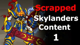 Scrapped Skylanders Content 1 [upl. by Peckham]