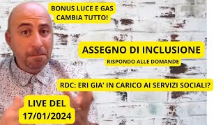 Assegno di inclusione bonus luce e gas [upl. by Oringas761]