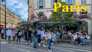 Paris France🇫🇷  Paris walking tour April 2024  Paris 4K  A Walk In Paris [upl. by Yellac]