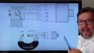 Leitura de micrômetro 0001quot [upl. by Mosenthal36]