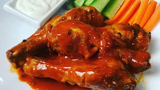 RECETAS DE COMIDA PIERNA DE POLLO EN SALSA BUFALO COMIDA MEXICANA [upl. by Ras]