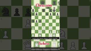 Iichess vs Chesscom chess chessmatch [upl. by Ytoc802]