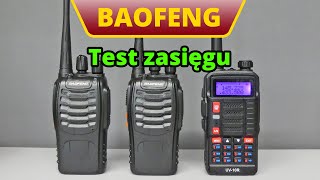 Test zasięgu  Baofeng BF888S i UV10R [upl. by Evered]