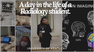 A day in the life of a Radiology student  University of Kentucky  Clinical day [upl. by Annauqaj474]