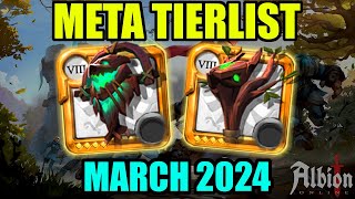 MARCH 2024 META TIERLIST  Albion Online [upl. by Pia]