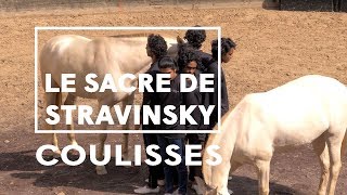 Les coulisses du sacre de Stravinsky  les danseurs indiens de Kalarippayatt [upl. by Suiraj57]