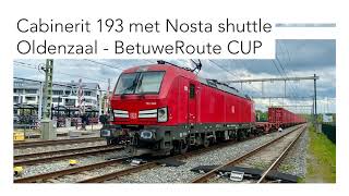 4K Cabinerit Oldenzaal met kopmaken in Deventer naar BetuweRoute CUP [upl. by Redna]