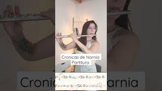 cronicas de Narnia notas PARTITURA flauta [upl. by Cooke]